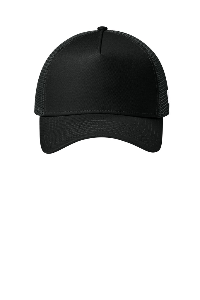 New Era NE205 — Snapback Trucker Cap (Flag Black/ Black)