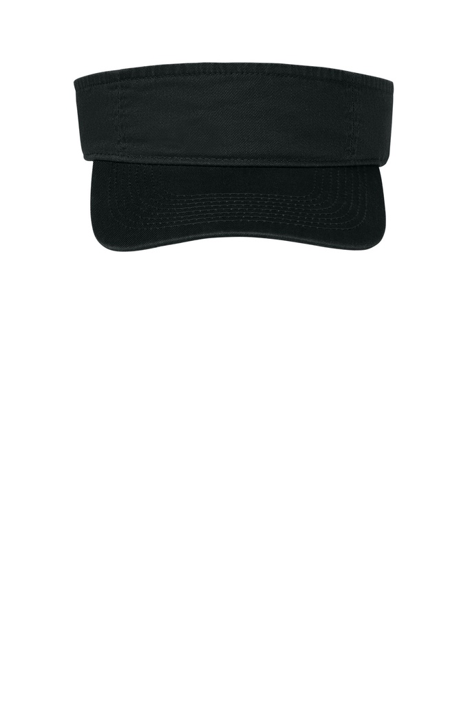 Port & Co. CP45 — Fashion Visor (Black)