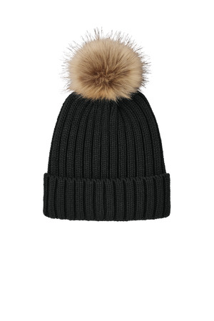 [C990] Port Authority C990 — Faux Fur Pom Beanie